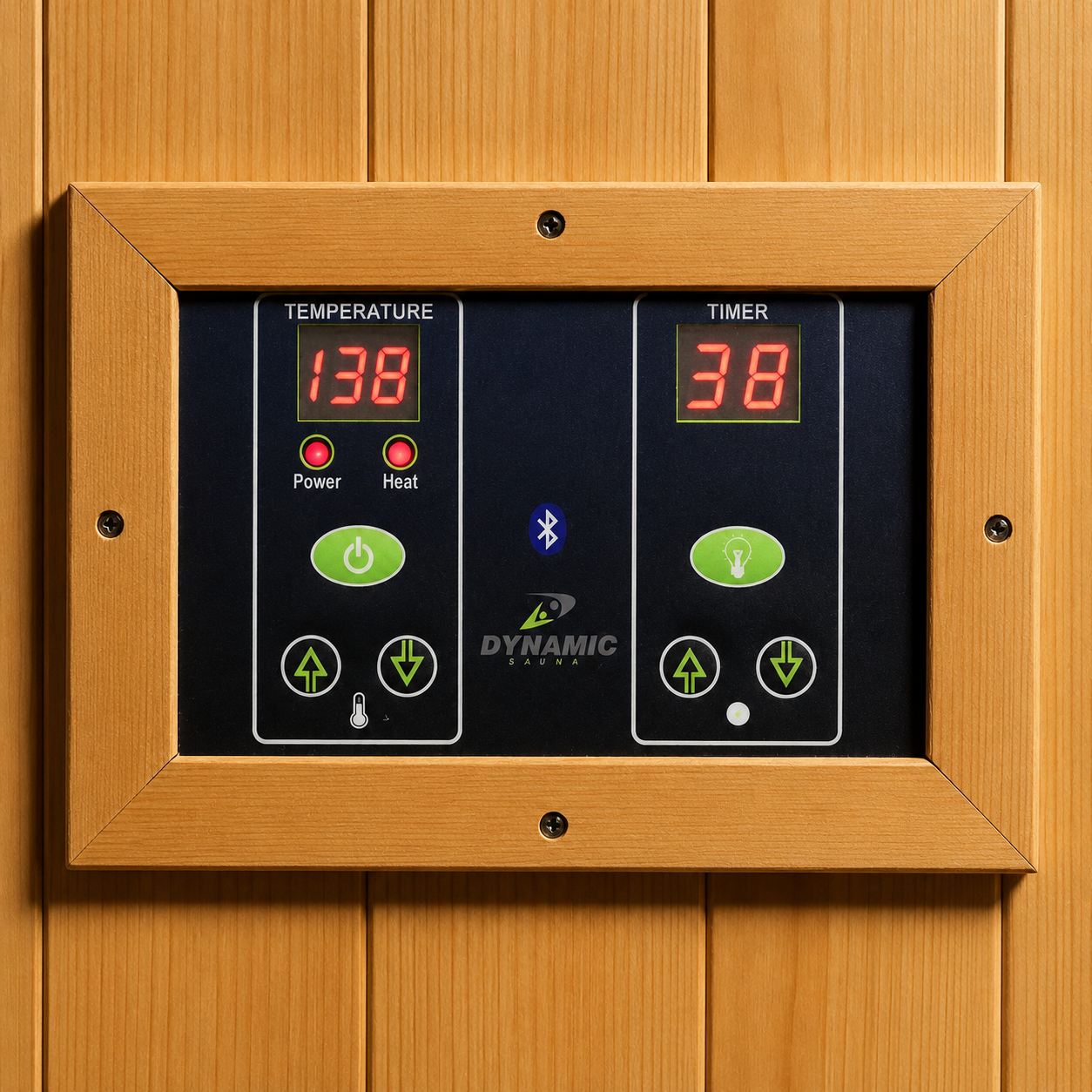 Dynamic "Gracia" 1-2 Person Low EMF Far Infrared Sauna | Canadian Hemlock