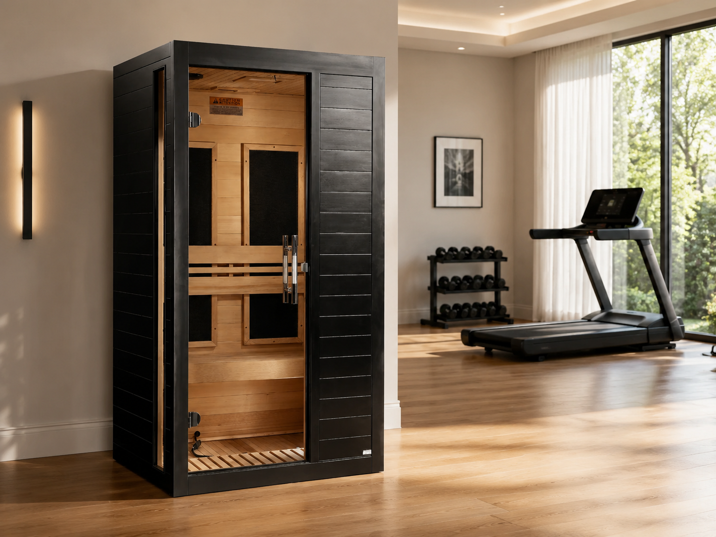 Golden Designs Dynamic Veneto 1–2 Person Low EMF Infrared Sauna