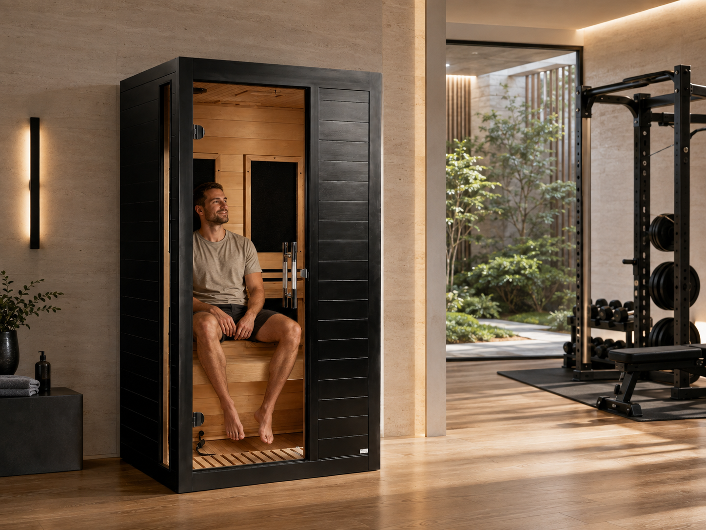 Golden Designs Dynamic Veneto 1–2 Person Low EMF Infrared Sauna