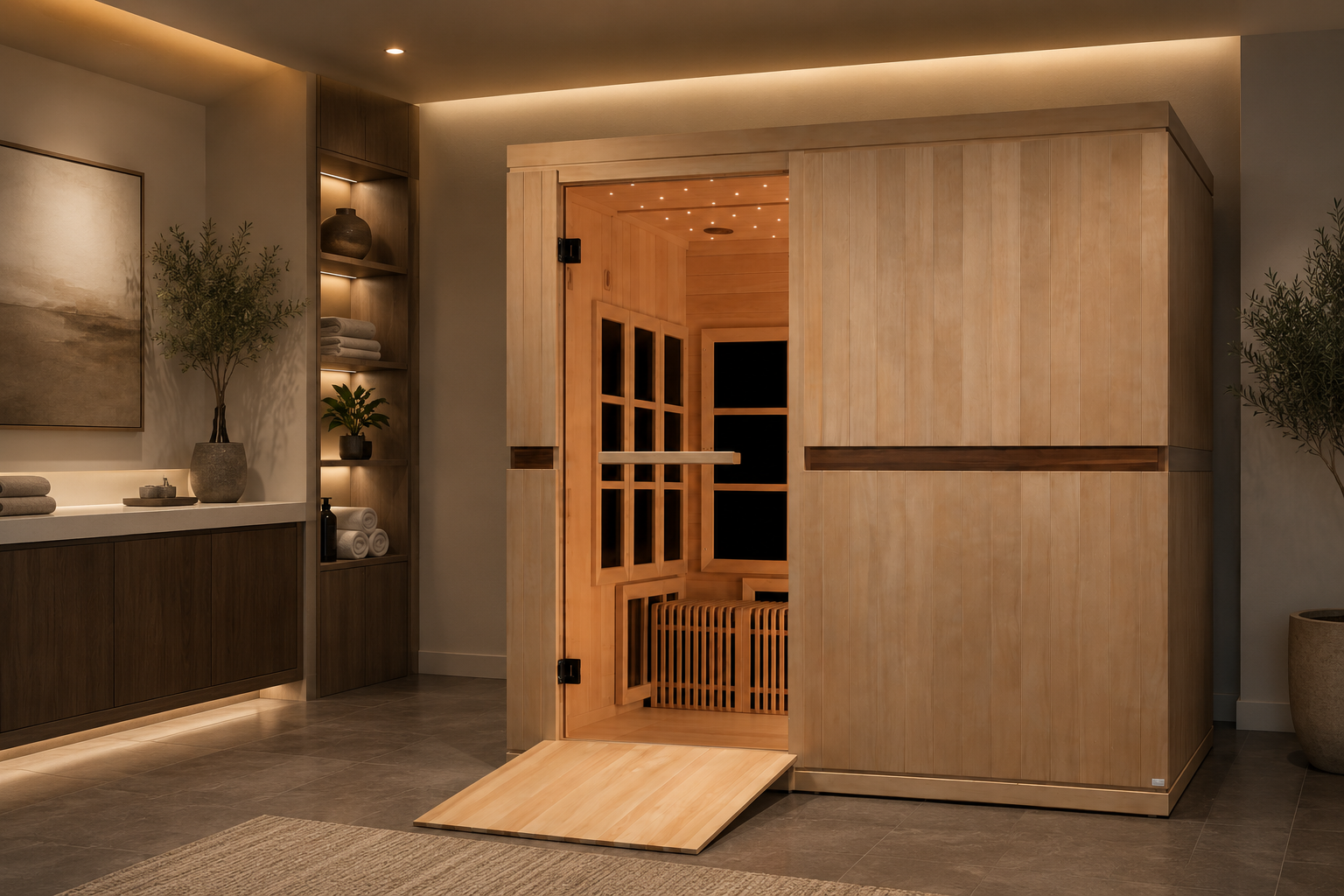 Golden Designs Catalonia 8-Person Ultra Low EMF Infrared Sauna