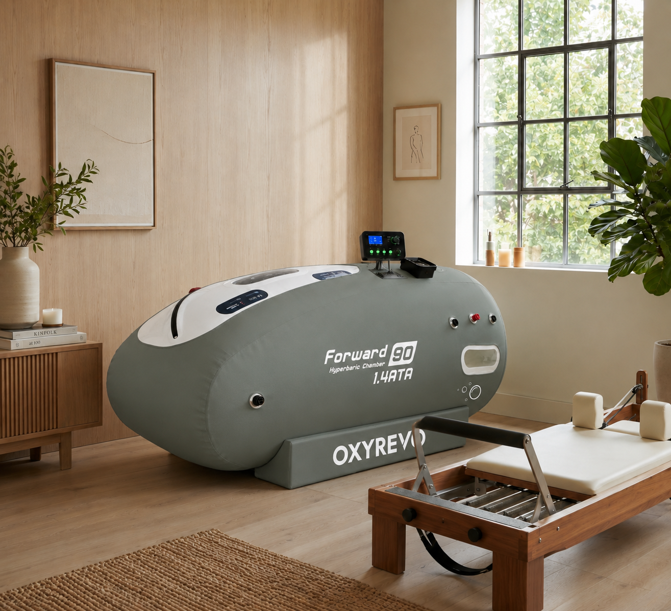 OxyRevo Forward90 Portable Sitting Hyperbaric Chamber 1.4 to 1.5 ATA
