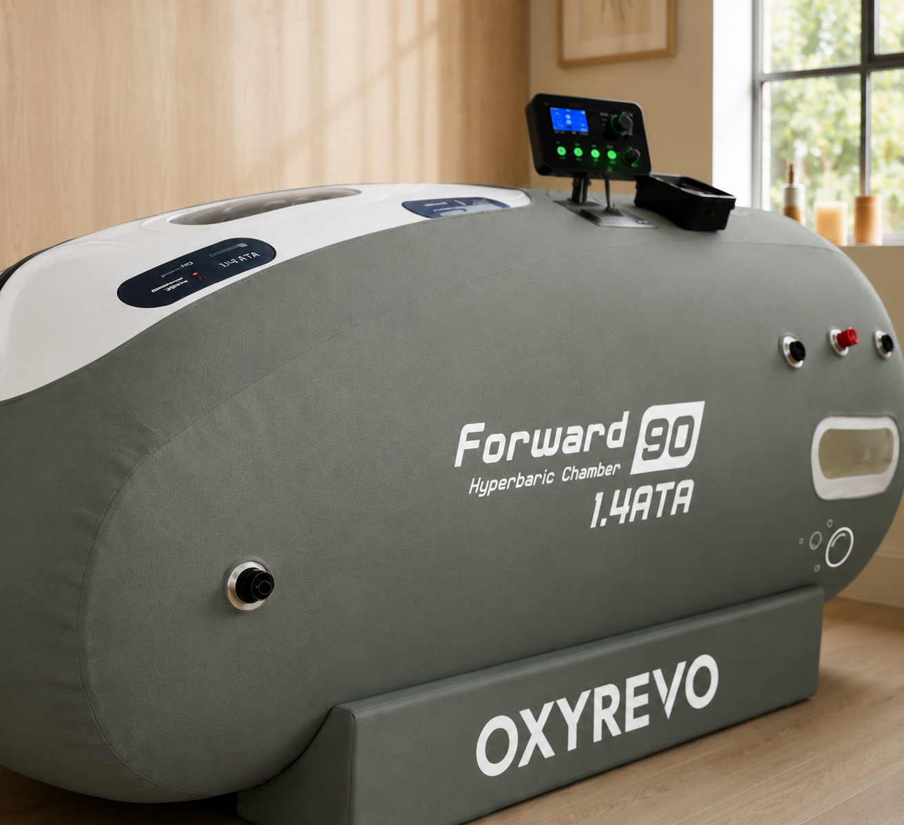 OxyRevo Forward90 Portable Sitting Hyperbaric Chamber 1.4 to 1.5 ATA