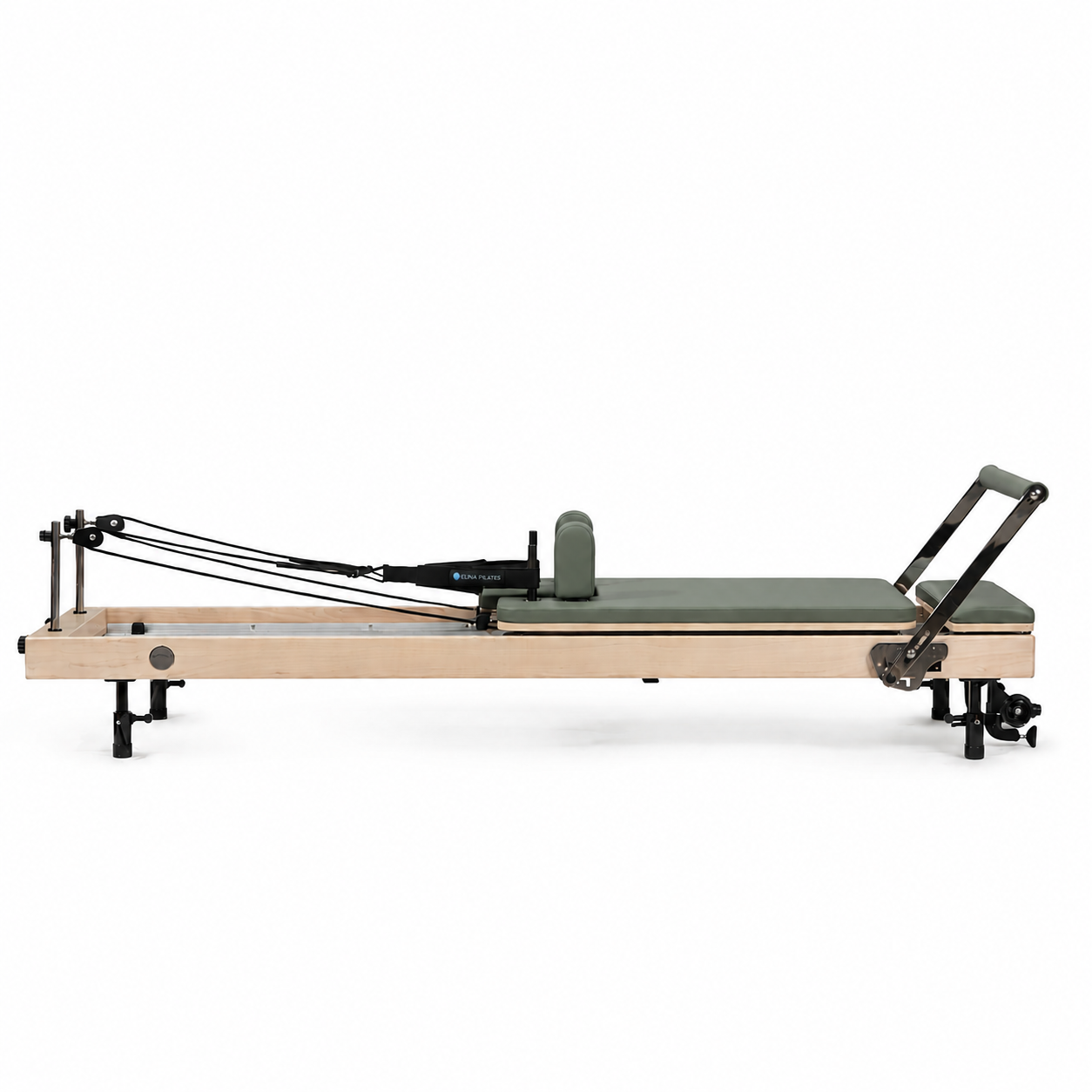 Elina Pilates® Vertical Wood Reformer Bundle | Space-Saving Studio Quality Solid Maple
