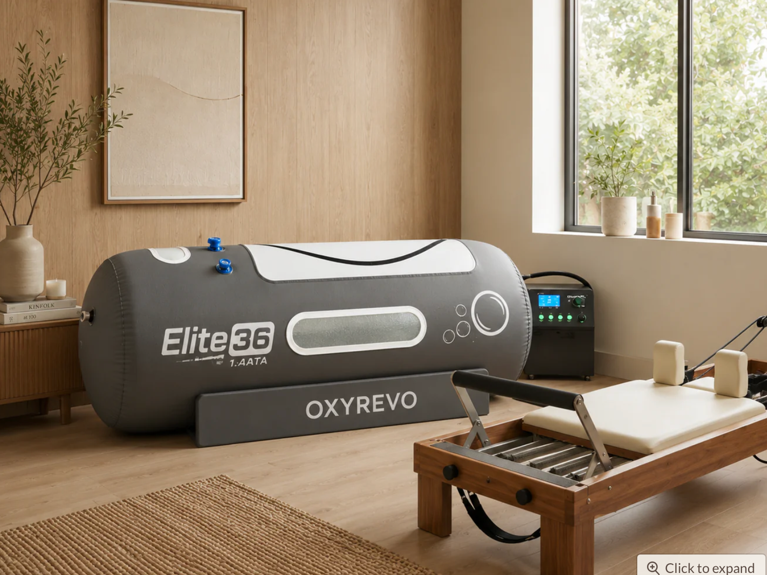 OXYREVO Apex 32 Portable Hyperbaric Oxygen Chamber | 1.5 ATA Home Wellness HBOT