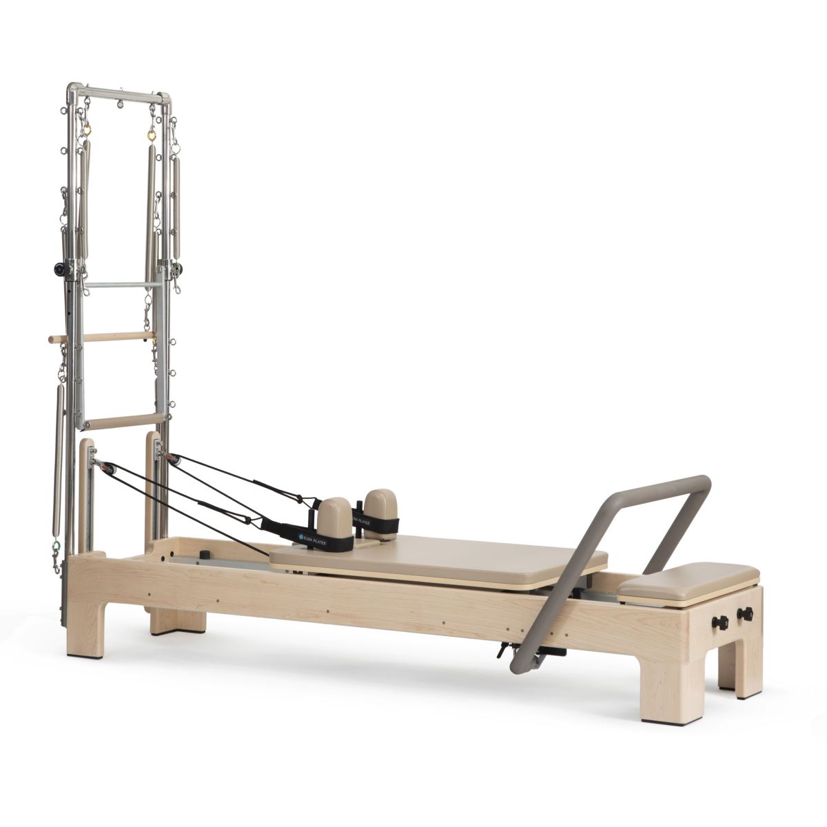 Sustainable American Rock Maple frame construction on the Elina Elite Advanced Reformer