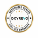 OxyRevo authorized dealer badge with full USA warranty
