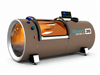 Mocha Brown | OxyRevo Quest36 hard shell hyperbaric chamber in Mocha Brown