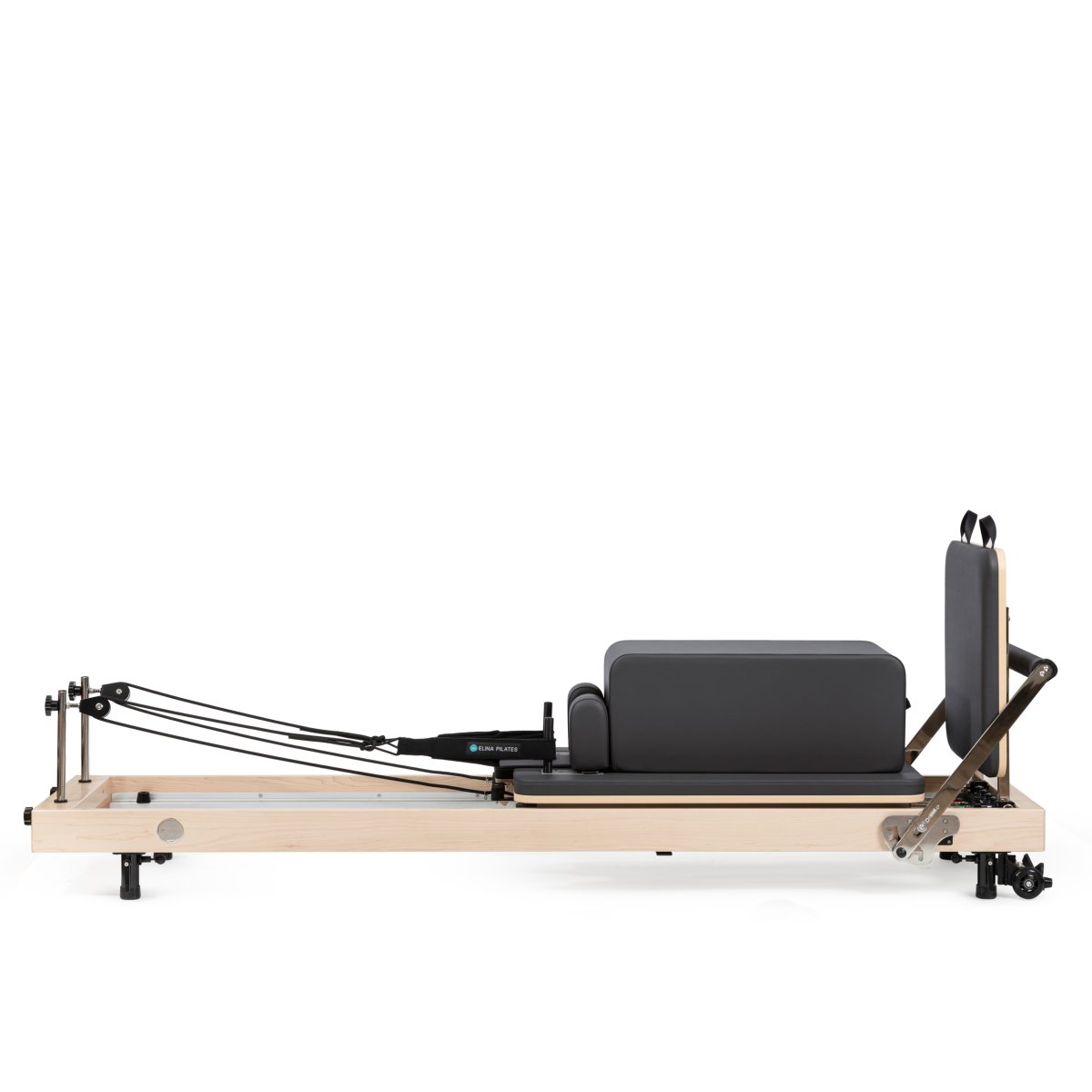 Elina Pilates® Vertical Wood Reformer Bundle | Space-Saving Studio Quality Solid Maple