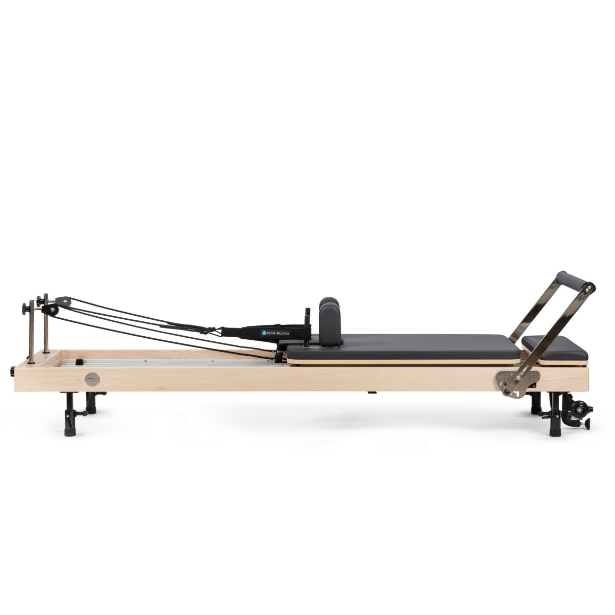 Elina Pilates® Vertical Wood Reformer Bundle | Space-Saving Studio Quality Solid Maple