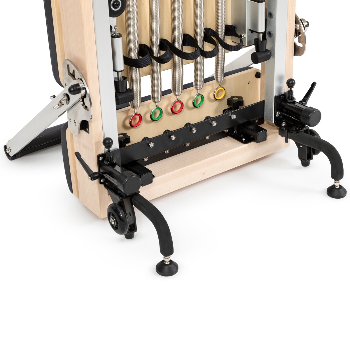 Elina Pilates® Vertical Wood Reformer Bundle | Space-Saving Studio Quality Solid Maple